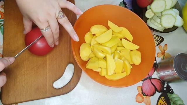 Курица на овощной подушке #курицасовощами#курицавдуховке#наобед#