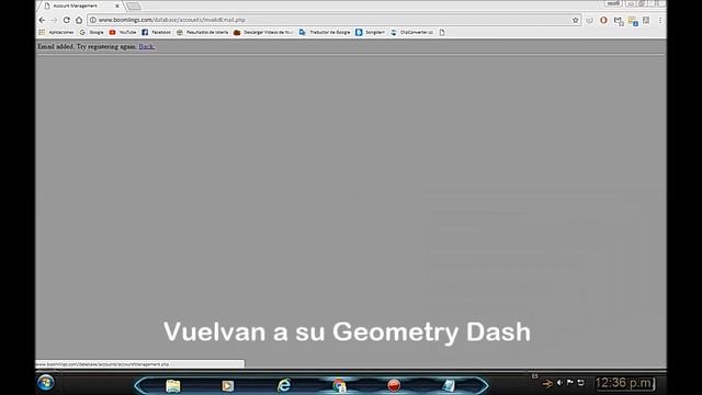 Como solucionar el problema de registro en Geometry Dash 2.1 [Steam/PC] смотреть онлайн