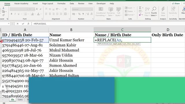 Excel's Find and Replace | REPLACE Formula in Excel | Excel Bangla Tutorial смотреть онлайн