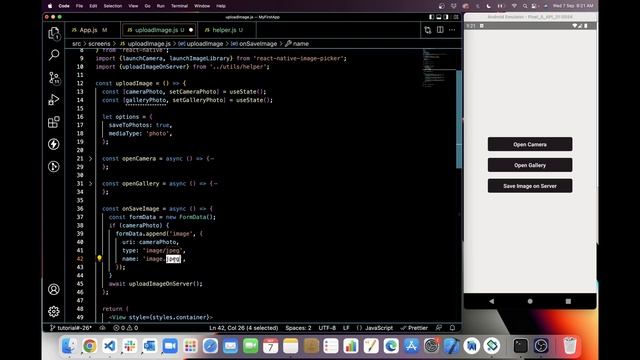 #27 React Native Upload Image on Server | Get Image from Server | Fetch API смотреть онлайн