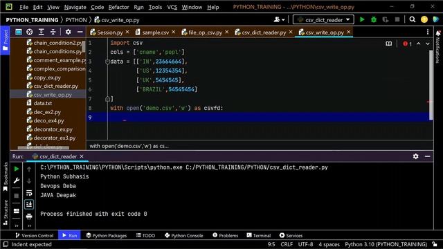 Python Tutorial Day28 |Dealing with CSV FILES in Python |Python for Beginners |Code With Subbu смотреть онлайн