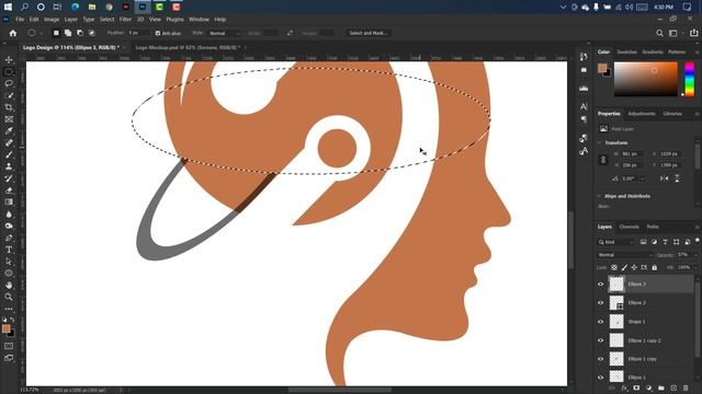Tech Company Logo Design || Photoshop 2022 Tutorial смотреть онлайн