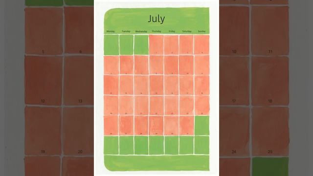 2021 A4 Calendar смотреть онлайн