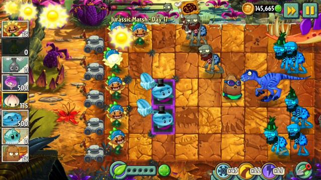 Plants vs Zombies 2 WINTER MELON vs MISSILE TOE смотреть онлайн