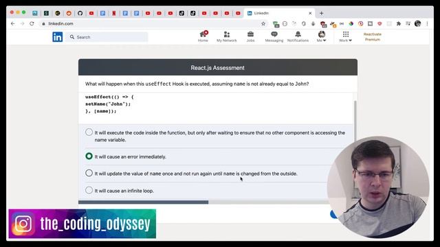 React Linkedin Assessment - Let's Test our React Skills смотреть онлайн