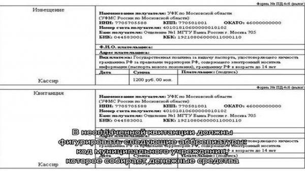 Госпошлина за замену паспорта