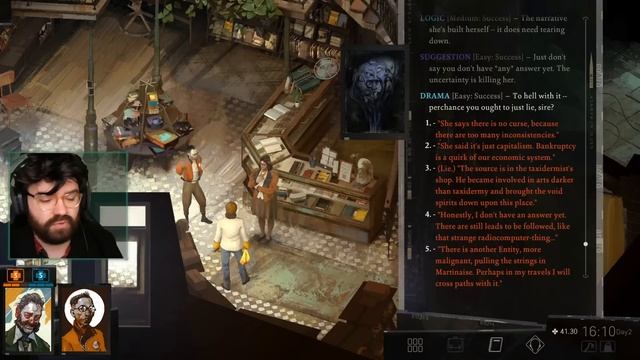 The Novelty Dicemaker & Quality Reading Time - Disco Elysium | Blind Playthrough [Part 7] смотреть онлайн