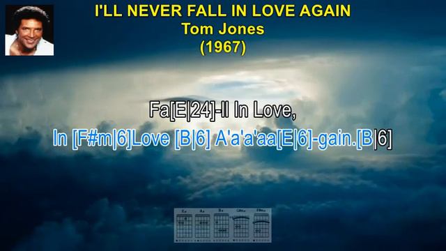 I'll Never Fall In Love Again - Tom Jones (Lyrics & Guitar Chords) смотреть онлайн