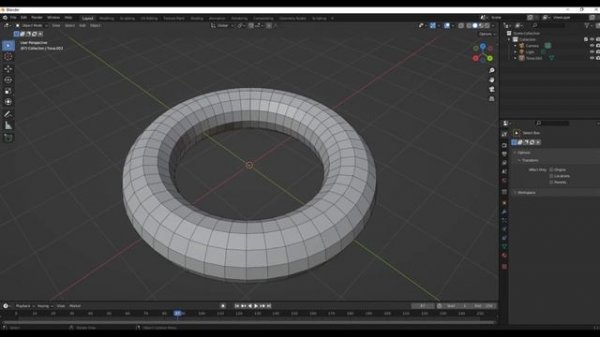 Не отображается СЕТКА в Блендере►BLENDER!