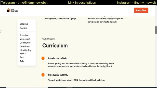 Free Courses with Live instructor | Free Certificate | Recorded | Python , Cloud , Java , HTML/CSS смотреть онлайн