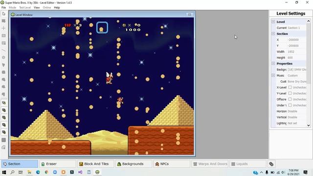 SMBX 1.4.5: Wind Effect from NSMBW смотреть онлайн