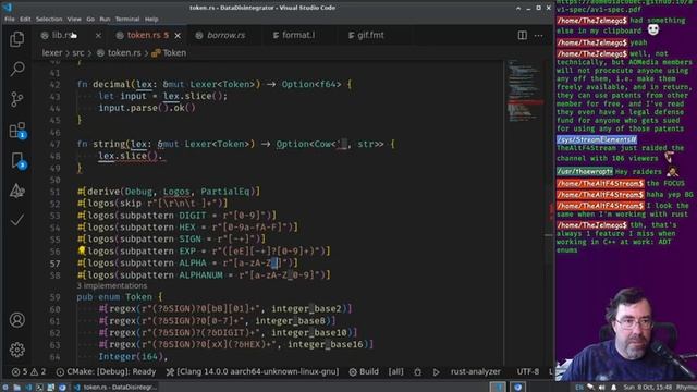 006 [DataDisintegrator] porting the lexer from C to Rust смотреть онлайн