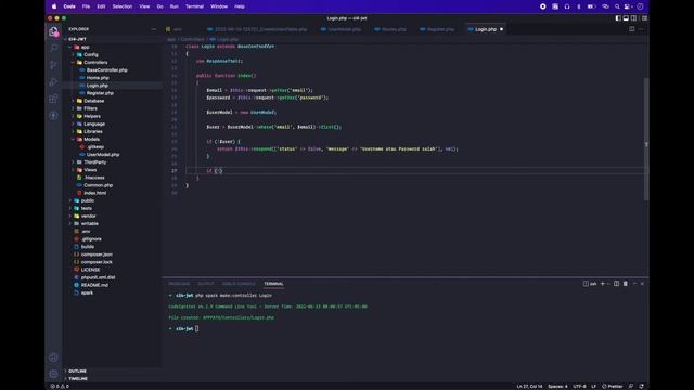 Codeigniter 4 JWT - Login dan Register Menggunakan JWT смотреть онлайн