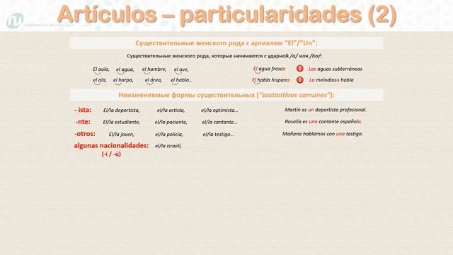 Урок 13. АРТИКЛИ в ИСПАНСКОМ ЯЗЫКЕ (2/2) - Применение [на ПРАКТИКЕ и в ПРИМЕРАХ]