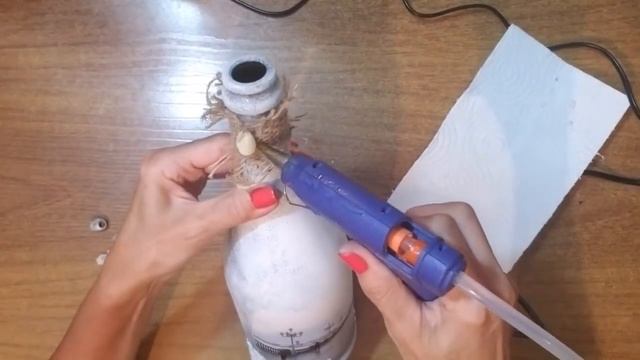 Декор бутылки. Diy.  Bottle Decor.