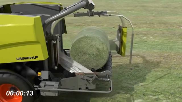 Как работает рулонный пресс-подборщик CLAAS ROLLANT.
