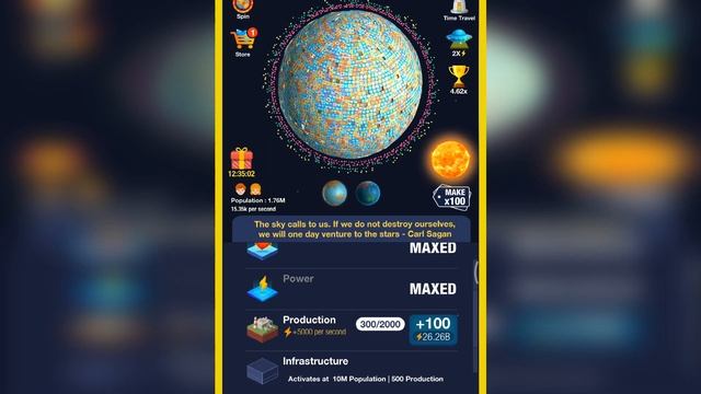 Idle Mars Evolution! Max Level Evolution of Red Planet and Unlimited Gold Hack! Gameplay Idle Plane смотреть онлайн
