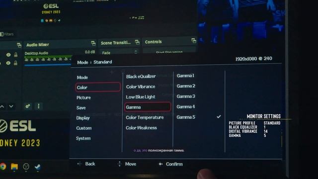 ROPZ ПОКАЗАЛ КАК НАСТРОИТЬ МОНИТОР ДЛЯ CS2 #CS2 #cs2clips #csgo #ropz
