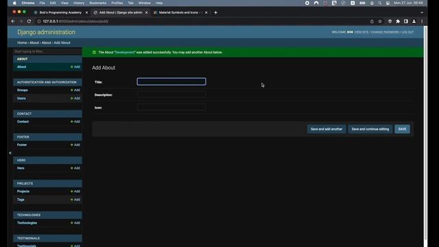 Freelance Developer Portfolio Website in Python and JavaScript | Django 4, React 18 & Material UI 5 смотреть онлайн