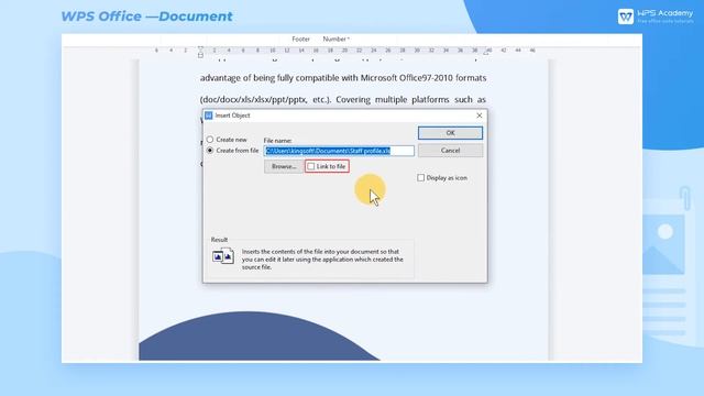 [WPS Academy] 1.7.4 Word: How To Insert Objects In WPS Writer