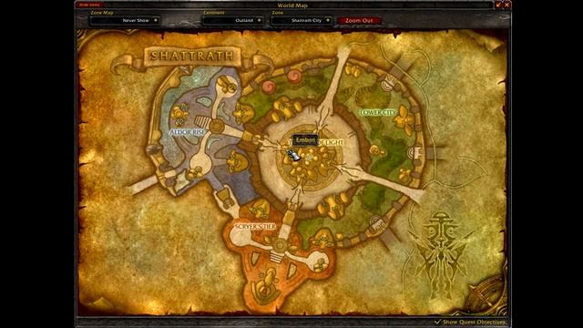 How to get to the Isle of Quel'Danas - Portal Location in Shattrath City WoW The Burning Crusade смотреть онлайн