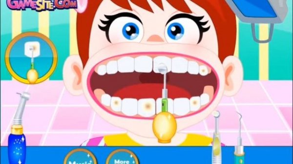 Baby Lulu At Dentist game video for great fun-Kids Game-Dental Care-Baby Games