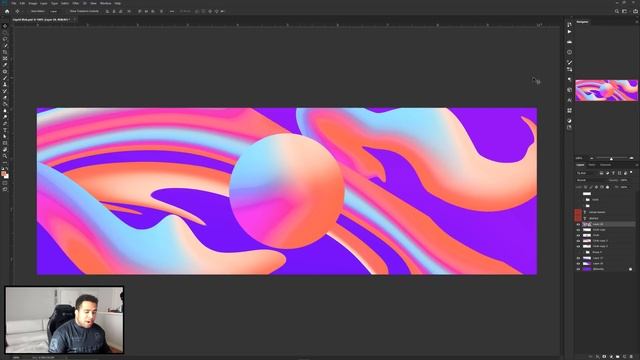 Creating a 1 Minute Banner in Photoshop: Abstract Liquid смотреть онлайн