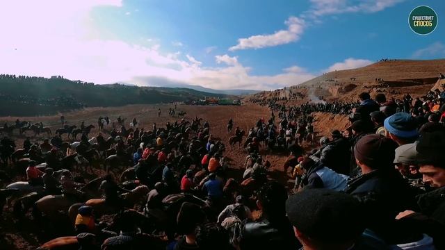 THE WORLD'S MOST DANGEROUS SPORT BUZKASHI IN TAJIKISTAN. БУЗКАШИ В ТАДЖИКИСТАНЕ. ПЕНДЖИКЕНТ. смотреть онлайн