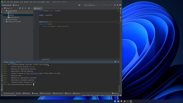 1. Fast API Tutorial Part 1 Introduction смотреть онлайн
