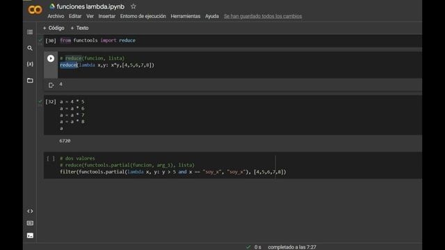 Lambda Reduce Python смотреть онлайн