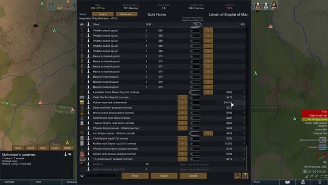 [21] RimWorld - Trade Quest & Jabber Quest - Dwarf Gold Hoarder - Let's Play смотреть онлайн