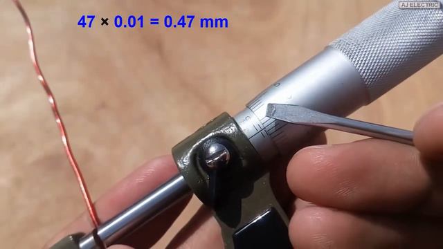 How To Measure Wire Gauge Using Micrometer Screw Gauge In Urdu/Hindi