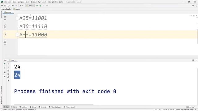 #11 BITWISE OPERATORS IN PYTHON|| BITWISE AND OPERATOR || BITWISE OR OPERATOR || LEFT SHIFT OPERATO смотреть онлайн