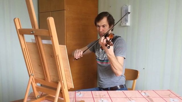 Обучение игре на скрипке с нуля: Этюд Комаровский целиком, попытка №2 バイオリン смотреть онлайн