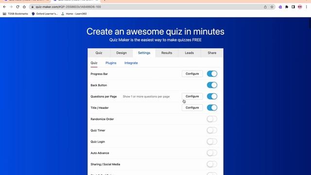 Create a quiz using free platform Quizmaker смотреть онлайн