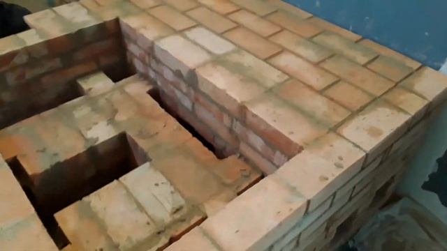 Камінопіч в Олешках.  Перекрили лежанку. відео 8