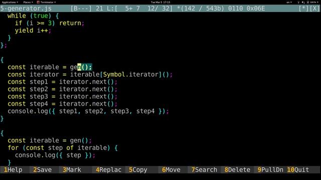 Итераторы и асинхронные итераторы в JavaScript смотреть онлайн