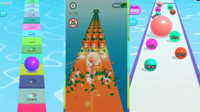 Max Levels Ball Run 2048 Merge Number vs Ball Run Infinity vs Level Up Balls! gameplay walkthrough смотреть онлайн