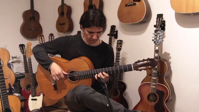 Jeronimo Pena Fernandez 1967 - highly decorated flamenco guitar with bold vintage sound смотреть онлайн