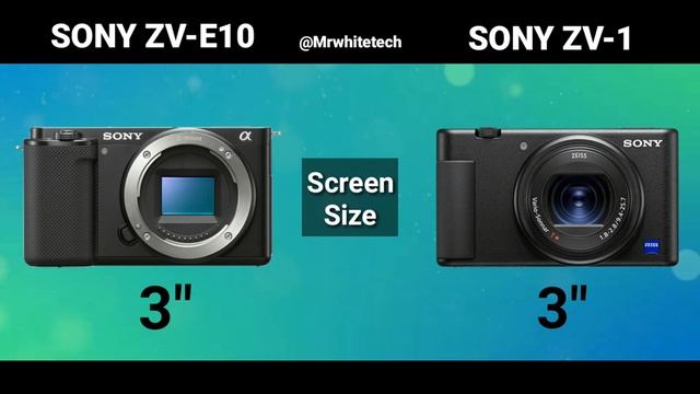 Sony ZV-E10 Vs Sony ZV-1 | Comparison смотреть онлайн
