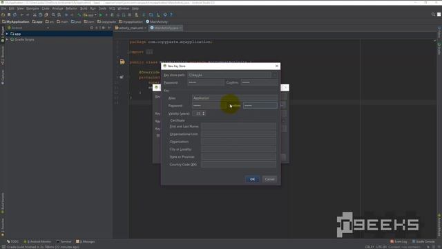 Generar KeyStore Android Studio смотреть онлайн