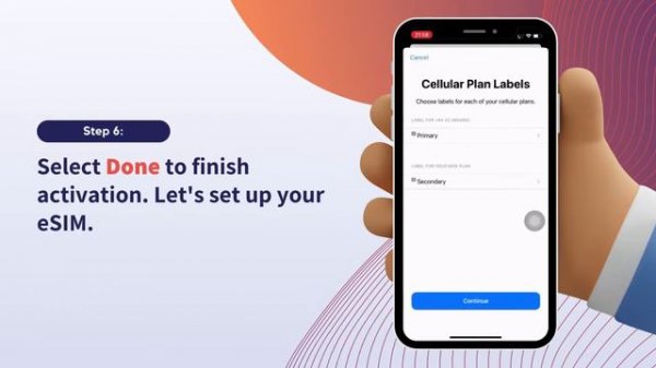 How to Activate eSIM on iPhone - iOS 16 | GIGAGO