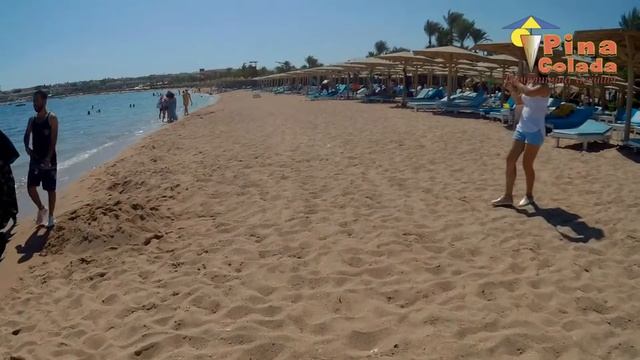 Лучший пляж для отдыха с детьми в Шарм-эль-Шейхе. Отель Novotel Beach 5*. Обзор пляжа отеля. смотреть онлайн