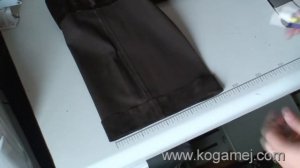 Подшив кожаных брюк.