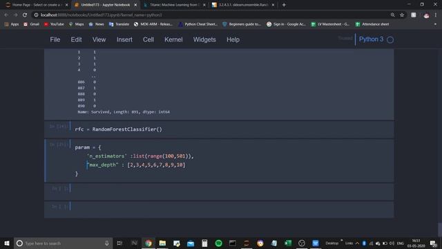 Solving Kaggle's TITANIC Dataset ,with RandomizedSearchCV ,RandomForestClassifier (Beginning to End смотреть онлайн