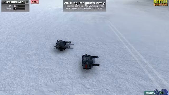 Игра Beast Battle Simulator # Челлендж пингвины против оружия смотреть онлайн