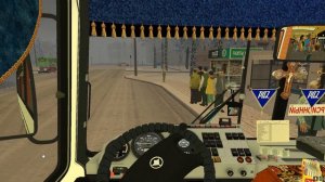 Карта Новосибирск.Покатушки на ПАЗ 32054 (7 маршрут)         (OMSI2)