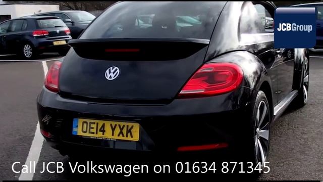 2014 Volkswagen Beetle SPORT TSI 1.4l Deep Black Metallic OE14YXK for sale at JCB VW Medway смотреть онлайн