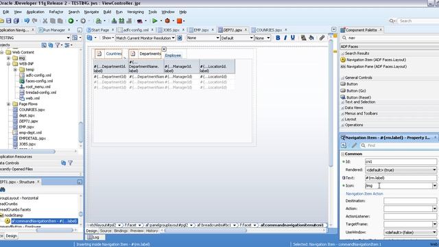 BreadCrumbs Oracle ADF Jdeveloper 11gR2 Tutorial смотреть онлайн