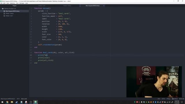 Tabletop Simulator Tutorial - Episode 7 - Programming in Tabletop Simulator смотреть онлайн